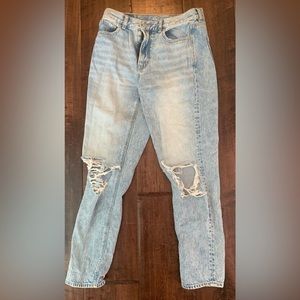 American Eagle AE Distressed Denim Blue Jeans - Size 4